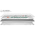 University of Miami White Jersey MacBook Air 15in (2023-2025) Case plus Skin